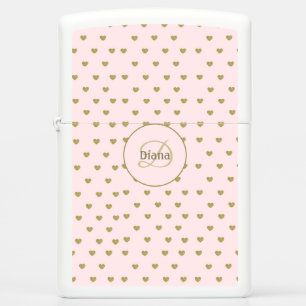Modern Blush Roze Initialen Monogram elegant