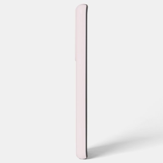 Modern Blush Roze Script met aangepaste naam Samsung Galaxy Hoesje (Achterkant horizontaal)