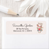 Modern Blush Thee Feest Bruiloft Uitnodiging Etiket (Insitu)