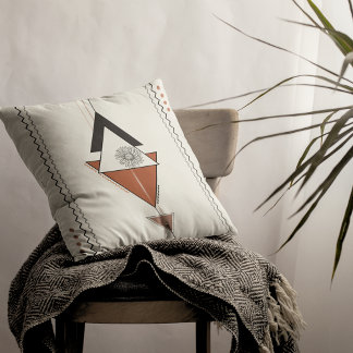 Modern Boho Abstract 16" x 16" Decor Kussen