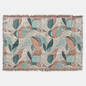 Modern Boho Abstract Deken (Voorkant)