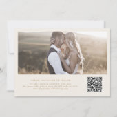 Modern Boho Arch | Crm 3 Foto van Cream Save The Date (Achterkant)