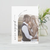 Modern Boho Arch-voorstel Verhaal foto-Verloving Aankondiging (Staand voorkant)