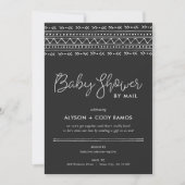 Modern Boho Baby shower per post Kaart (Voorkant)
