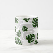 Modern Boho Botanical Leaves Pattern Koffiemok (Center)