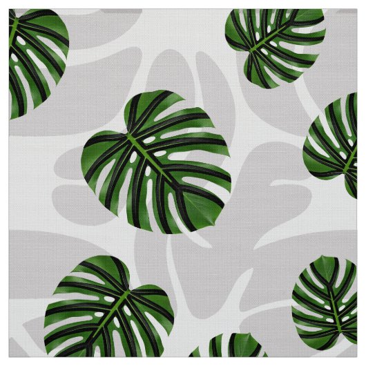 Modern Boho Botanical Leaves Pattern Stof (Swatch)