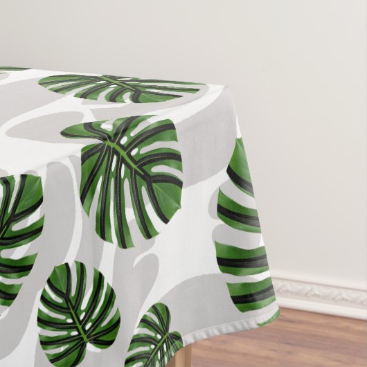 Modern Boho Botanical Leaves Pattern Tafelkleed (Voorbeeld)