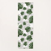 Modern Boho Botanical Leaves Pattern Yogamat (Voorkant)
