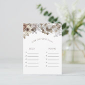 Modern Boho Bruiloftsspel Hoe oud waren ze Briefkaart (Staand voorkant)
