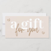 Modern Boho Cadeaubon (Voorkant)