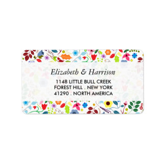 Modern Boho Chic Floral Wedding Etiket