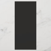 Modern Boho Desert | Eenvoudig menu Scriptbruiloft (Achterkant)