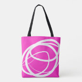 Modern boho design draagtas (Achterkant)
