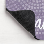Modern Boho Dot Pattern met sprongscriptnaam Muismat (Hoek)