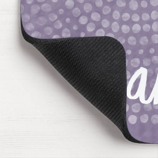 Modern Boho Dot Pattern met sprongscriptnaam Muismat (Hoek)