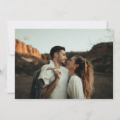 Modern Boho Earth tone Abstracte Circles Weddensch Save The Date (Achterkant)