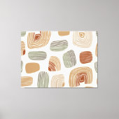 Modern Boho Earth Tones Abstract ID1273 Canvas Afdruk (Voorkant)