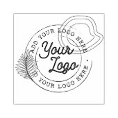 Modern Boho esthetics | Aangepaste zakelijke Logo Rubberstempel (Afrduk)