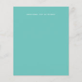 Modern Boho Feather Colorful Budget Wedding Invite (Achterkant)