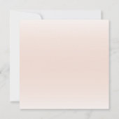 Modern Boho Floral Elephant Baby shower Invitation (Achterkant)