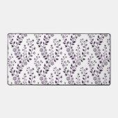 Modern Boho Floral Pattern Plum White (Recto)