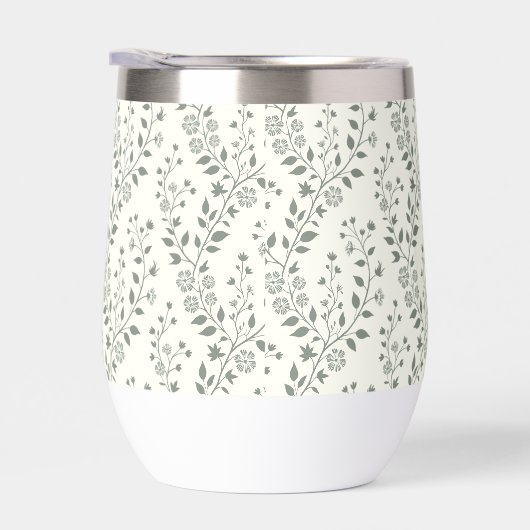 Modern Boho Floral Pattern Sage Cream (Droite)