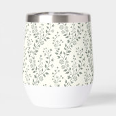 Modern Boho Floral Pattern Sage Cream (Arrière)