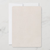 Modern Boho Folk Blue Boy Baby shower Kaart (Achterkant)