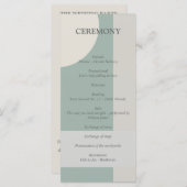 Modern Boho Geometric Green Grey Taupe Programma (Voorkant / Achterkant)