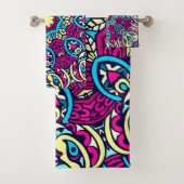 Modern Boho Mandala Bad Handdoek (Insitu)