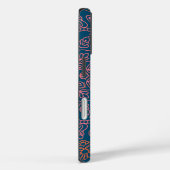 Modern Boho Mandala Medallion Blauwgroen scriptnaa Case-Mate iPhone Case (Achterkant / Rechts)
