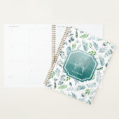 Modern Boho Monogram Greenery Eucalyptus Foliage Planner (Display)