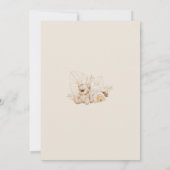 Modern Boho Nursery Mobile Baby shower Invitation Kaart (Achterkant)