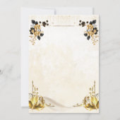 Modern Boho Pampas Grass Arch Wedding Invitation (Dos)