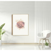 Modern Boho pastel wall art Poster