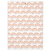 Modern Boho Rainbow gepersonaliseerd Multomap, op Klembord (Achterkant)