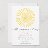 Modern Boho Sunshine Baby shower Kaart (Voorkant)
