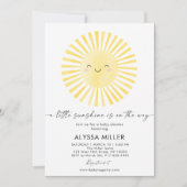 Modern Boho Sunshine Baby shower Kaart (Voorkant)