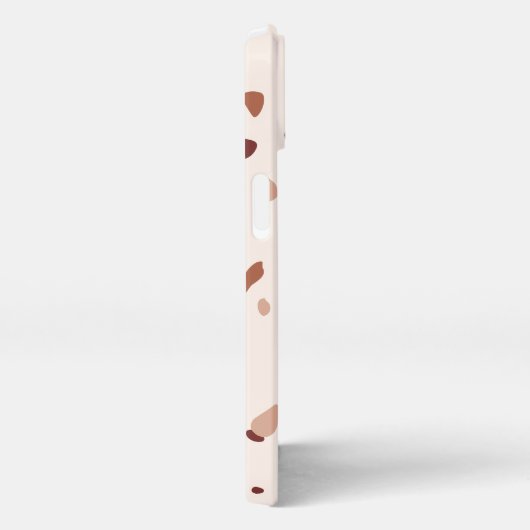 Modern Boho Terrazzo Pattern iPhone Case iPhone Hoesje (Rechterkant)