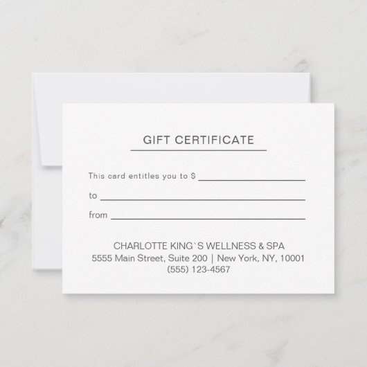 Modern Boho Tropical Business (Achterkant)