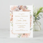 Modern Boho Tropical Vrijgezellenfeest Kaart (Staand voorkant)