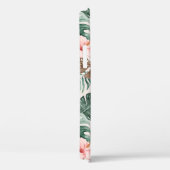 Modern Boho Waterverf Tropische Floral Case-Mate iPhone Case (Achterkant / Rechts)