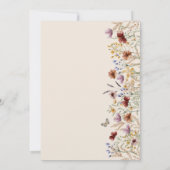 Modern Boho Wedding Kaart (Achterkant)