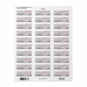 Modern Bokeh Glitter Sparkle Glam Etiket (Full Sheet)
