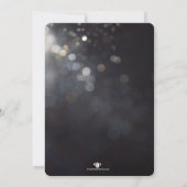 Modern Bokeh Lights Birthday Kaart (Achterkant)