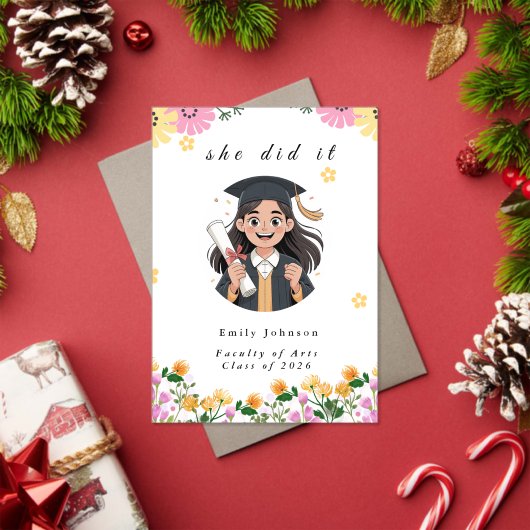 Modern Bokeh Lights Graduation invitation (Insitu (vacances))