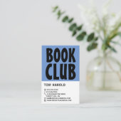 Modern Bold, Book Club Visitekaartje (Staand voorkant)