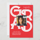 Modern Bold Calligraphy Afstuderen Kaart (Voorkant)