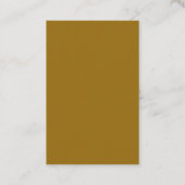 Modern Bold, Chef, Koken Visitekaartje (Achterkant)