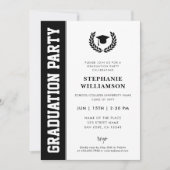 Modern Bold en minimalistisch Afstudeerder Photo A Kaart (Voorkant)